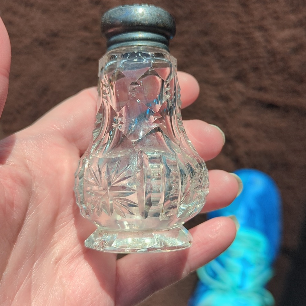 Victoriaian Cut Glass Shaker - Picture 2 of 8